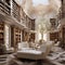 A Symphony of Paper: Artistic Library Interior