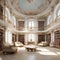 A Symphony of Paper: Artistic Library Interior