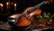 Symphony of Strings: A Captivating Detail Photo of a Violin