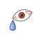 Symptom of Allergic Reaction, Bloodshot Human Eye