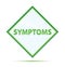 Symptoms modern abstract green diamond button