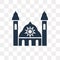 Synagogue vector icon isolated on transparent background, Synagogue transparency concept can be used web and mobile