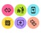 Sync, Smile and Love chat icons set. Medical chat, Strategy and Synchronize signs. Vector