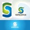 Synchrony Technology - Letter S Logo