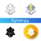 Synergy effects icon