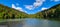 Synevir National Park Lake Landscape View in the Ukrainian Carpathian Mountains