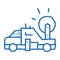 Synoptic Truck doodle icon hand drawn illustration
