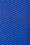 Synthetic blue cloth. grid closeup. macro