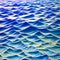 Synthetic Sea: An abstract representation of the sea, created with synthetic shapes and bright colors1, Generative AI