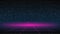 Synthwave grid Background. 80s Retro Future backdrop. Pink perspective grid on dark starry sky. Synthwave Fetro Futuristic party