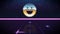 synthwave retro design icon of joyful emoticon