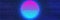 Synthwave sun. 80s retro futuristic planet. Pink and blue cyan color. Horizontal neon lights. Dark sky with stars