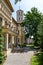 Sypniewo, Kujawsko Pomorskie / Poland - June 11, 2019: Renovated old mansion in a small town. A historic manor house transformed