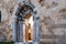 Syracuse - The entrance portal Spanish Gateway (Porta Spagnola) at Maniace Castle in Sicily