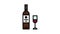 syrah red wine color icon animation