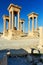 Syria. The ancient city of Palmyra. The tetrapylon