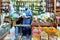 Syria. Damascus. Sale of spices in Al Silah Souq