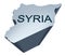 Syria Dimensional Map