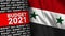 Syria Flag with Budget 2021 Title