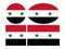 Syria flag - Syrian Arab Republic