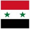 Syria flag - Syrian Arab Republic