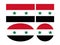 Syria flag - Syrian Arab Republic