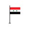 Syria flag vector isolated 3