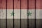 Syria Flag Wooden Fence