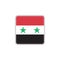 Syria national flag flat icon