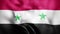 Syria National Flag Syrian Flag Loop Animation