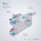 Syria vector map with infographic elements, pointer marks