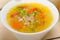 Syrian barley broth soup Aleppo style