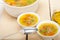 Syrian barley broth soup Aleppo style