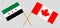 Syrian National Coalition and Canada. Flags of Interim Syrian Government and Canadian. Official colors. Correct proportion. Vector