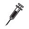 Syringe icon vector