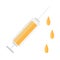 Syringe vector icon.