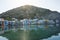 Syrmata colorful fishermans houses at Milos island in Greece