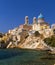 syros or siros island in greece summer tourist resort