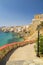 syros or siros island in greece summer tourist resort