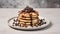 syrup plate pancake food