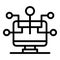 System backup icon, outline style