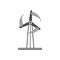 System wind energy, vector art.