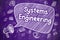 Systems Engineering - Business Concept.