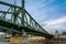 Szabadsag Bridge in Budapest, Hungary.