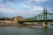 Szabadsag Bridge in Budapest, Hungary.