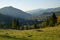 Szczawnica mountain resort and Palenica Peak in Pieniny, Poland