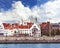 Szczecin (Stettin) City waterfront view