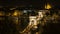 Szechenyi Bridge in Budapest Hungary. Beautiful bridge over the Danube.