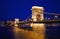 Szechenyi Chain Bridge in Budapest