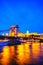 Szechenyi chain bridge in Budapest, Hungary